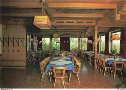 Oberndorf Ebersberg Bayern Gasthof-Huber Gaststube Speisesaal Restaurant Holzdec