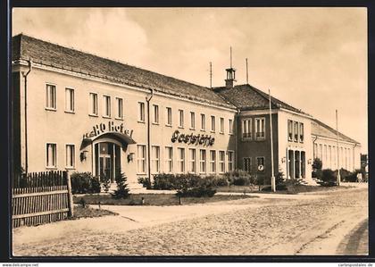 AK Eggesin /Kr. Ueckermünde, HO-Gaststätte und Hotel Mecklenburg