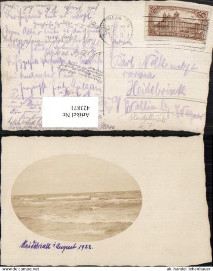 423871,Heidenbrink Miedzywodzie Ostsee Wellen