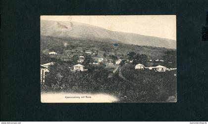 Ansichtskarte Kamerun Kamerunberg mit Buea gelaufen Lomie 1911