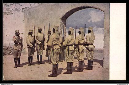 CPA Infanterie aus den deutschen Kolonien