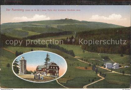 Auersberg Wildenthal vom Tale der kleinen Bockau Berghaus