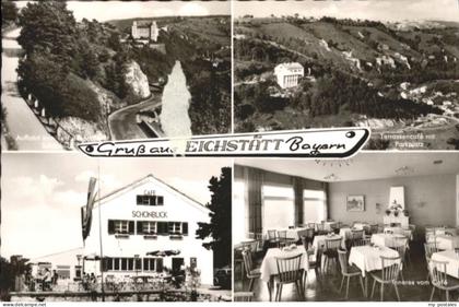 Eichstaett Oberbayern Eichstaett Bayern Cafe Schoenblick *