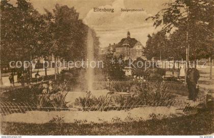 Eilenburg Suedpromenade Park Brunnen