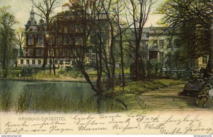 HAMBURG-EIMSBÜTTEL, Im Park (1902) AK