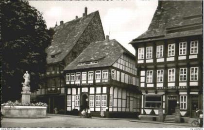 Einbeck Niedersachsen Einbeck Marktplatz ungelaufen ca. 1955