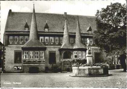 Einbeck Niedersachsen Einbeck Rathaus ungelaufen ca. 1965