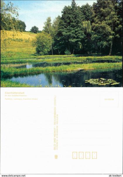 Ansichtskarte Eisenhüttenstadt Goldfischteiche 1983/1988