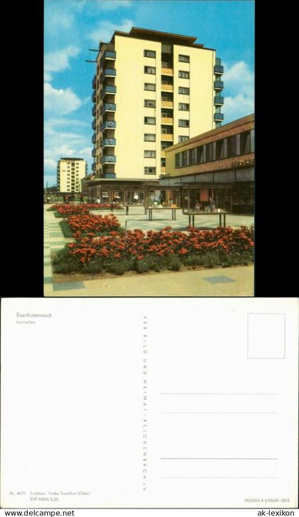 Ansichtskarte Eisenhüttenstadt Leninallee 1968