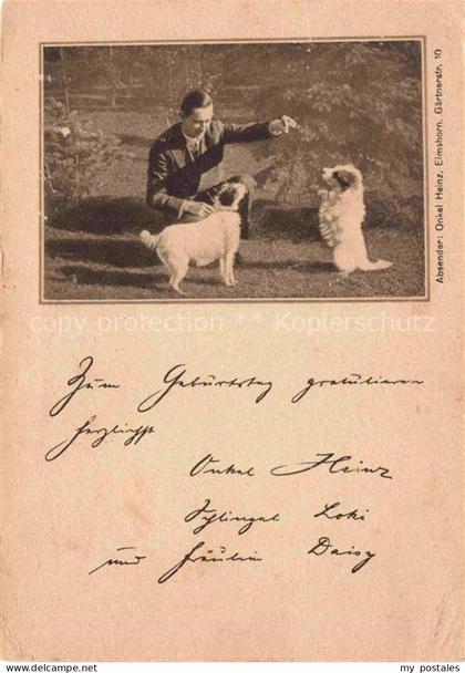 Elmshorn Onkel Heinz mit Hunden