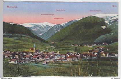 (11762) AK Metzeral, Elsass, Panorama, vor 1945