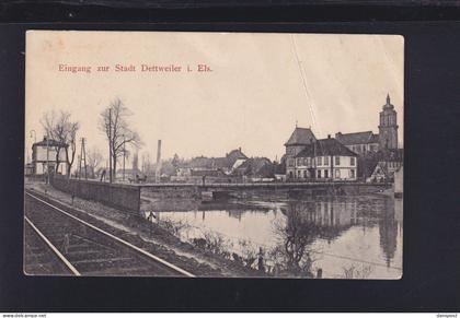 Dt. Reich Frankreich France Elsass AK Dettweiler 1915