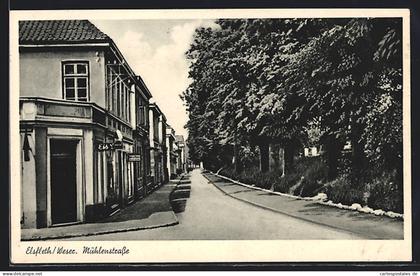 AK Elsfleth, Partie an der Mühlenstrasse