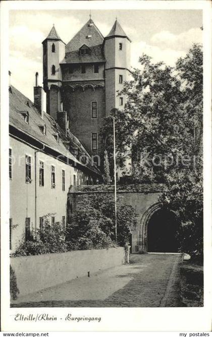Eltville Rhein Burgeingang
