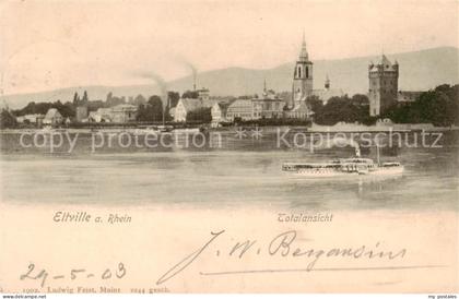 Eltville Rhein Panorama