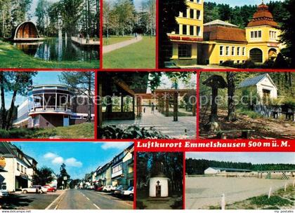 Emmelshausen Konzertpavillon Park Kuranlagen Strassenpartie Bildstock Sportplatz