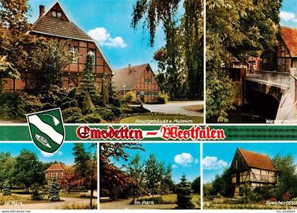 Emsdetten Hauptgebaeude und Museum Wassermuehle Im Park Speicher