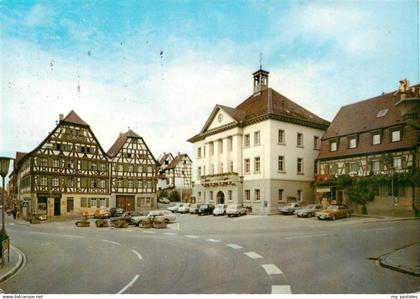 Eppingen Marktplatz 1000jaehrige Stadt der Fachwerkbauten