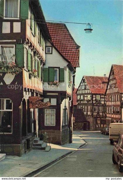 Eppingen St. Petersgasse Altstadt Fachwerkhaeuser