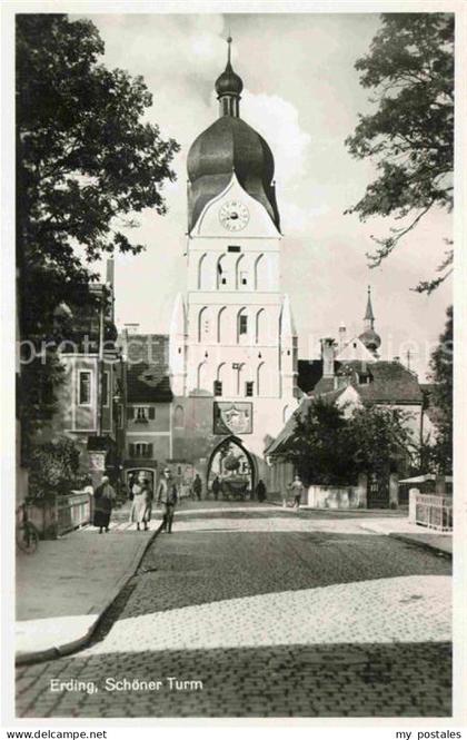Erding Bayern Schoener Turm