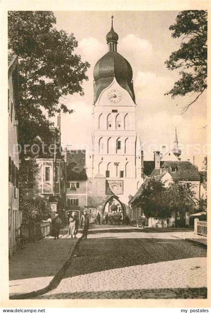 Erding Bayern Schoener Turm