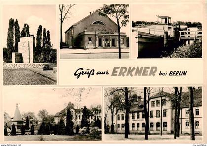 Erkner Gedenkstaette Lichtspiele Vorwaerts Bootssteg Heinrich Heine Schule