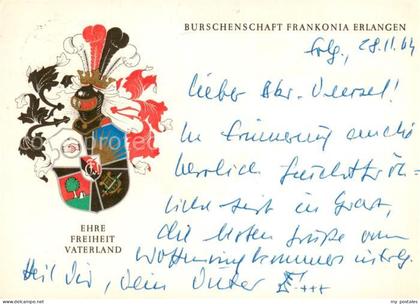 ERLANGEN Bayern Burschenschaft Frankonia Erlangen