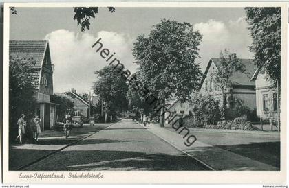 Esens - Bahnhofstrasse - Verlag Cramers Kunstanstalt