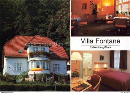 Falkenberg Mark Brandenburg Hotel Villa Fontane Gastraum Fremdenzimmer