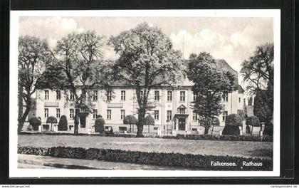 AK Falkensee, Partie vor dem Rathaus