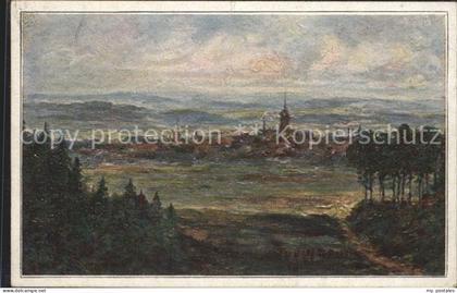 Falkenstein Vogtland Panorama Gemaelde