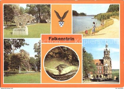 Falkenstein Vogtland Schlossfelsen Uferpromenade Talsperre Tierpark Nilkrokodil