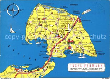 Fehmarn Landkarte