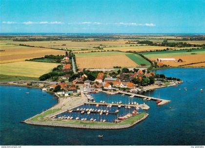 Lemkenhafen Fehmarn Schleswig-Holstein Hafen Yachthafen Fehmarn Luftbild Felder
