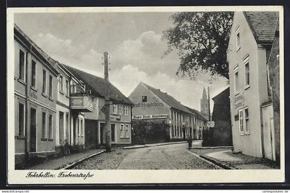 AK Fehrbellin, Hotel Stadt Magdeburg und Bäckerei in der Frobenstrasse