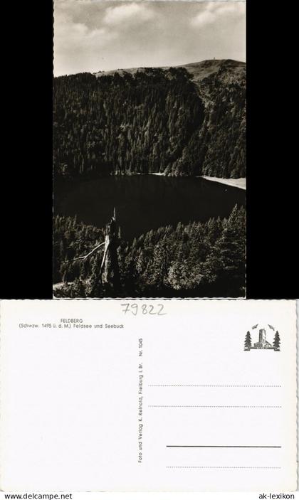 Feldberg (Schwarzwald) Feldberg (Schwarzwald) Feldsee und Seebuck 1960