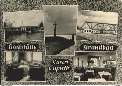 Caputh Havel Gaststaette Strandbad x 1966