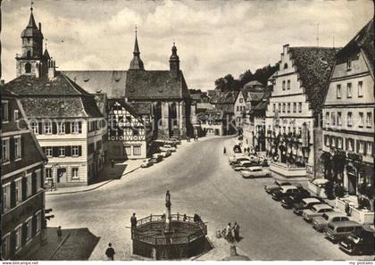 Feuchtwangen Marktplatz Romantischen Strasse