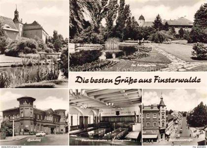 Finsterwalde Brandenburg Schloss Schlossgarten Bahnhof Stadtverordneten-Sitzungs