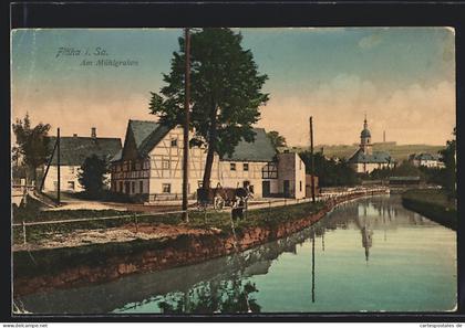 AK Flöha, Partie am Mühlgraben