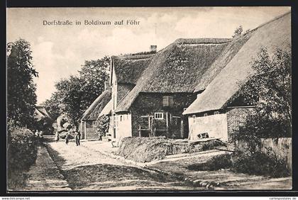 AK Boldixum / Föhr, Dorfstrasse