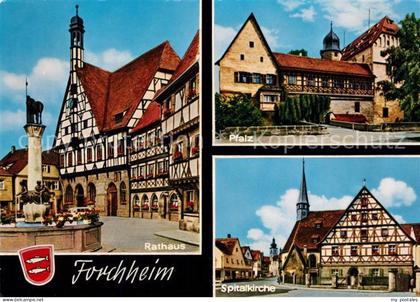 Forchheim Oberfranken Rathaus Pfalz Spitalkirche