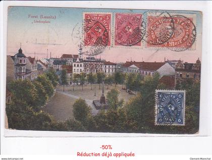 ALLEMAGNE: BRANDEBOURG: FORST: lindenplatz - état