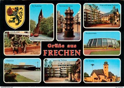 FRECHEN NRW St-Audomar Bartmannbrunnen Rathaus Keramion Rundturnhalle Sitzgruppe