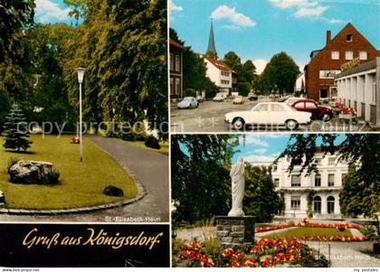 Koenigsdorf Frechen St. Elisabeth-Heim Park Denkmal Statue Aachener Strasse