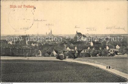 Freiberg Sachsen Gesamtansicht