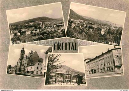 Freital Teilansicht Kulturhaus Siedlung Rathaus