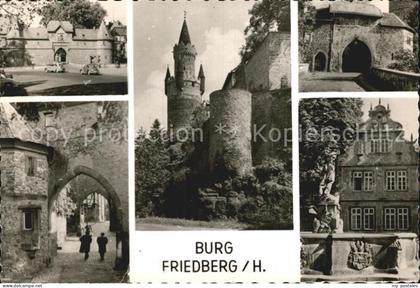 Friedberg Hessen Burg Friedberg Teilansichten