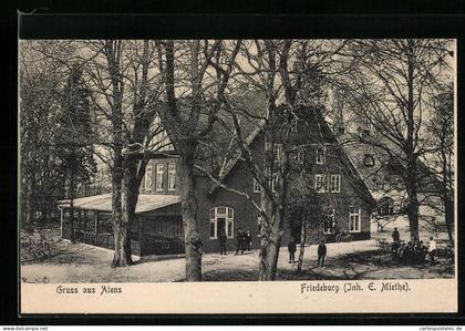 AK Atens, Gasthaus Friedeburg