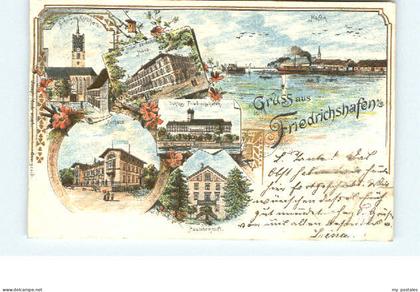 Friedrichshafen Bodensee Friedrichshafen Litho gestempelt 1896